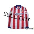 Atletico Madrid 2014-2015 Home Authentic  Long Sleeve Shirt #7 Griezmann LFP Patch/Badge w/tags