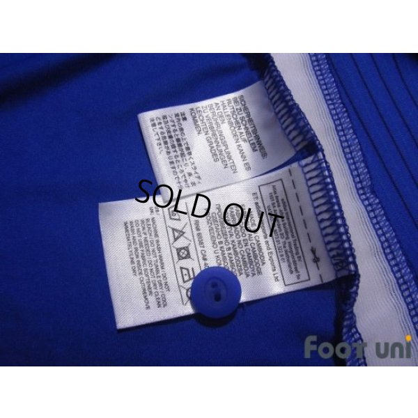 Photo8: Schalke04 2014-2016 Home Authentic Long Sleeve Shirt #19 Leroy Sané UEFA Europa League Patch/Badge