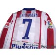 Photo4: Atletico Madrid 2014-2015 Home Authentic  Long Sleeve Shirt #7 Griezmann LFP Patch/Badge w/tags