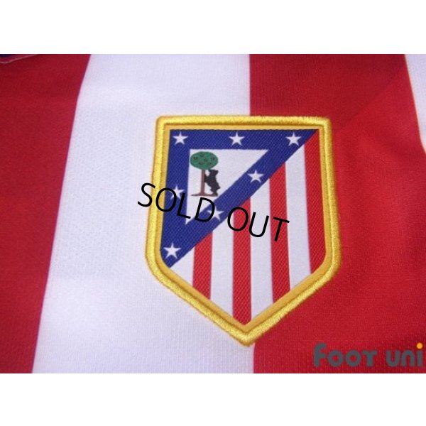 Photo6: Atletico Madrid 2014-2015 Home Authentic  Long Sleeve Shirt #7 Griezmann LFP Patch/Badge w/tags