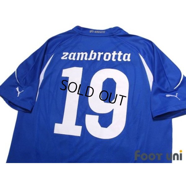 Photo4: Italy 2010 Home Shirt #19 Gianluca Zambrotta