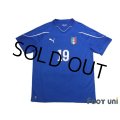 Italy 2010 Home Shirt #19 Gianluca Zambrotta