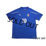 Italy 2010 Home Shirt #19 Gianluca Zambrotta