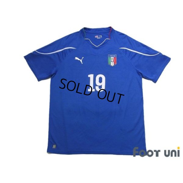 Photo1: Italy 2010 Home Shirt #19 Gianluca Zambrotta