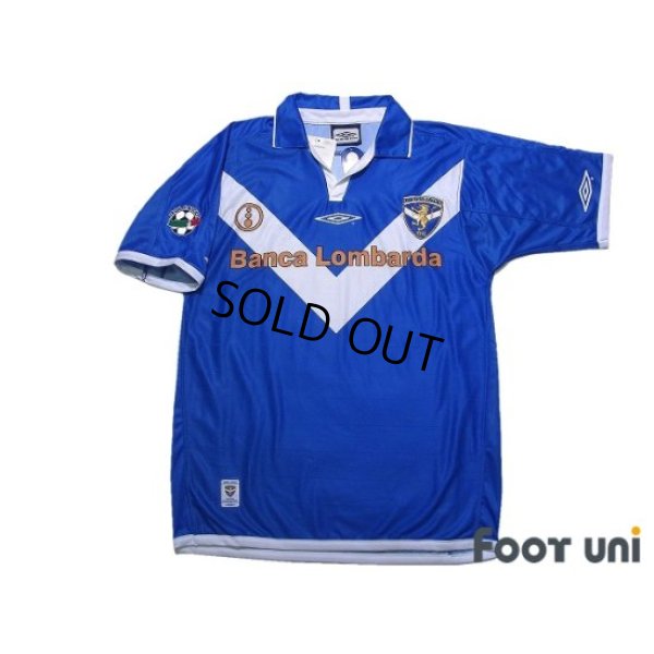 Photo1: Brescia 2003-2004 Home Shirt #10 Roberto Baggio Lega Calcio Patch/Badge w/tags