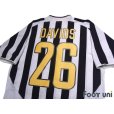 Photo4: Juventus 2003-2004 Home Shirt #26 Edgar Davids Scudetto Patch/Badge