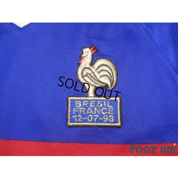 Photo6: France 1998 Home Shirt #10 Zinedine Zidane