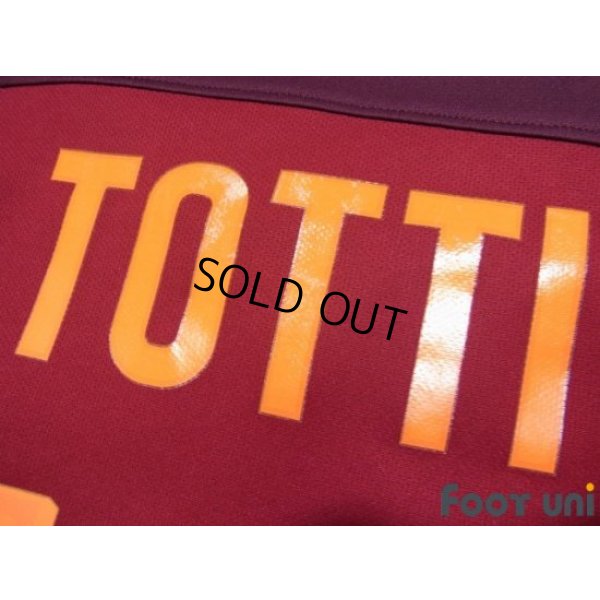Photo6: AS Roma 2015-2016 Home Shirt #10 Francesco Totti