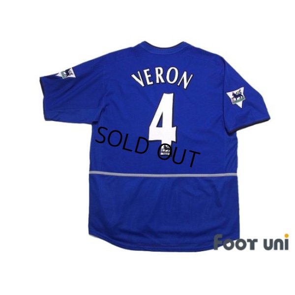Photo2: Manchester United 2002-2003 Third Shirt #4 Juan Sebastian Veron The F.A. Premier League Patch/Badge w/tags