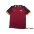 Photo1: AS Roma 2015-2016 Home Shirt #10 Francesco Totti (1)