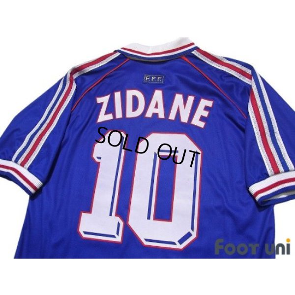 Photo4: France 1998 Home Shirt #10 Zinedine Zidane