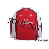 Arsenal 2008-2010 Home Long Sleeve Shirt #11 van Persie