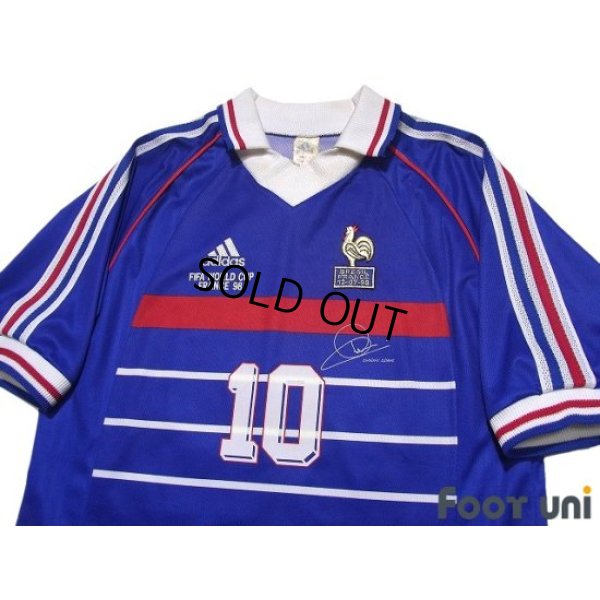 Photo3: France 1998 Home Shirt #10 Zinedine Zidane