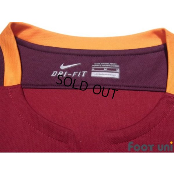 Photo5: AS Roma 2015-2016 Home Shirt #10 Francesco Totti