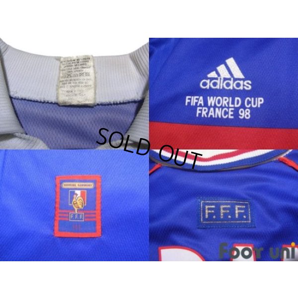 Photo8: France 1998 Home Shirt #10 Zinedine Zidane