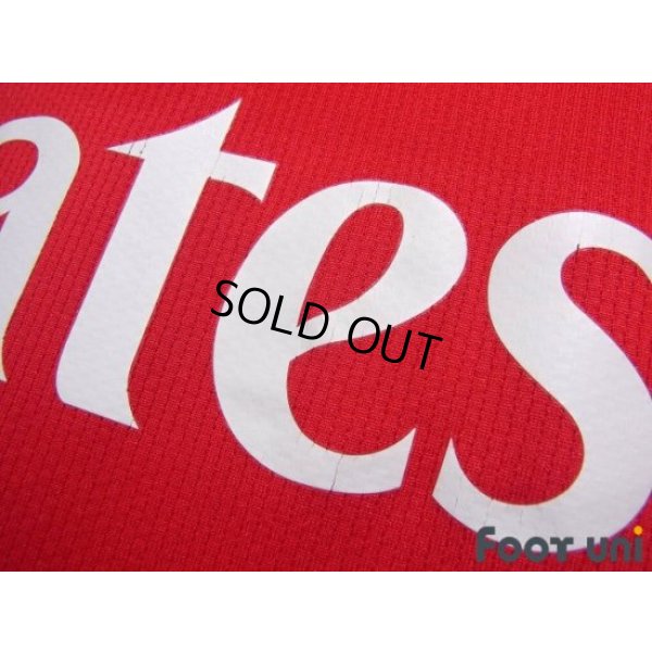 Photo7: Arsenal 2008-2010 Home Long Sleeve Shirt #11 van Persie