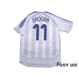 Photo2: Chelsea 2006-2007 Away Authentic Shirt #11 Didier Drogba (2)