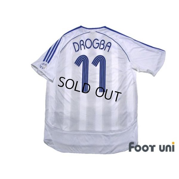 Photo2: Chelsea 2006-2007 Away Authentic Shirt #11 Didier Drogba