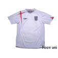 Photo1: England 2006 Home Shirt (1)