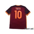 Photo2: AS Roma 2015-2016 Home Shirt #10 Francesco Totti (2)