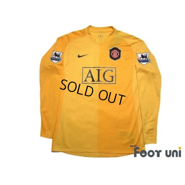 Photo1: Manchester United 2006-2007 GK Long Sleeve Shirt #1 Edwin van der Sar BARCLAYS PREMIERSHIP Patch/Badge w/tags