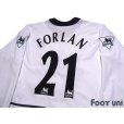 Photo4: Manchester United 2002-2003 Away Long Sleeve Shirt #21 Diego Forlan The F.A. Premier League Patch/Badge w/tags