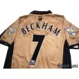 Photo4: Manchester United Centenario Reversible Long Sleeve Shirt #7 David Beckham Champions 2000-2001 The F.A. Premier League Patch/Badge