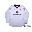 Photo1: Manchester United 2002-2003 Away Long Sleeve Shirt #21 Diego Forlan The F.A. Premier League Patch/Badge w/tags (1)