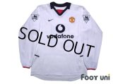 Manchester United 2002-2003 Away Long Sleeve Shirt #21 Diego Forlan The F.A. Premier League Patch/Badge w/tags