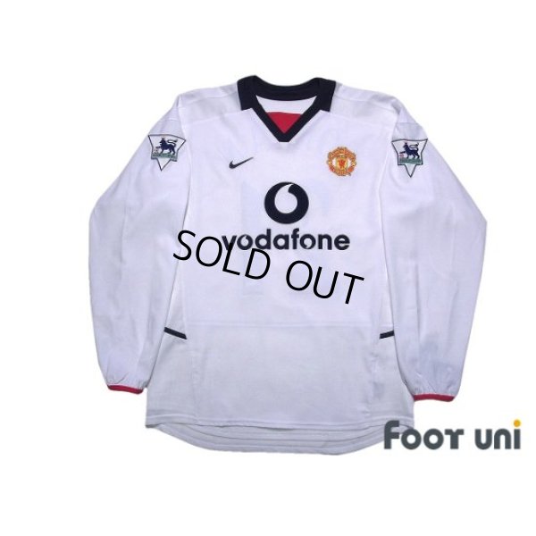 Photo1: Manchester United 2002-2003 Away Long Sleeve Shirt #21 Diego Forlan The F.A. Premier League Patch/Badge w/tags