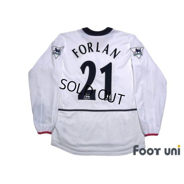 Photo2: Manchester United 2002-2003 Away Long Sleeve Shirt #21 Diego Forlan The F.A. Premier League Patch/Badge w/tags
