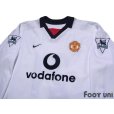 Photo3: Manchester United 2002-2003 Away Long Sleeve Shirt #21 Diego Forlan The F.A. Premier League Patch/Badge w/tags