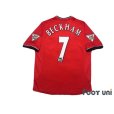 Photo2: Manchester United 2000-2002 Home Shirt #7 David Beckham Champions 1999-2000 The F.A. Premier League Patch/Badge (2)