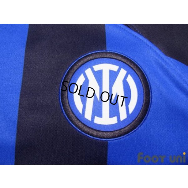 Photo6: Inter Milan 2022-2023 Home Shirt #10 Lautaro Martínez Serie A Tim Patch/Badge Coppa Italia Patch/Badge w/tags
