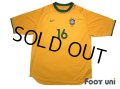 Brazil 2000 Home Shirt #16 Leo