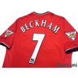 Photo4: Manchester United 2000-2002 Home Shirt #7 David Beckham Champions 1999-2000 The F.A. Premier League Patch/Badge