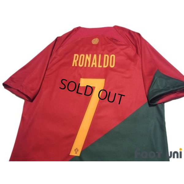 Photo4: Portugal 2022 Home Shirt #7 Cristiano Ronaldo w/tags