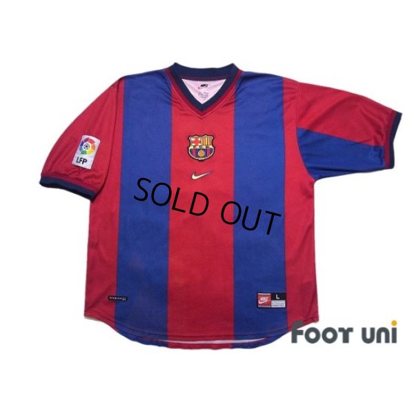 Photo1: FC Barcelona 1998-1999 Home Shirt #9 Sonny Anderson LFP Patch/Badge