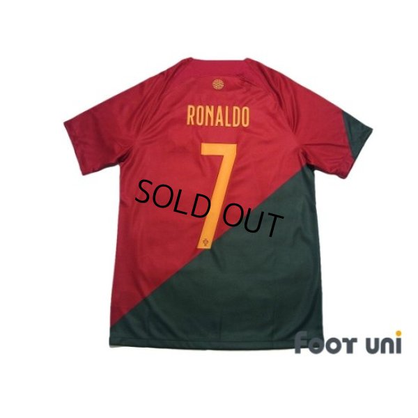 Photo2: Portugal 2022 Home Shirt #7 Cristiano Ronaldo w/tags
