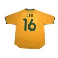 Photo2: Brazil 2000 Home Shirt #16 Leo (2)