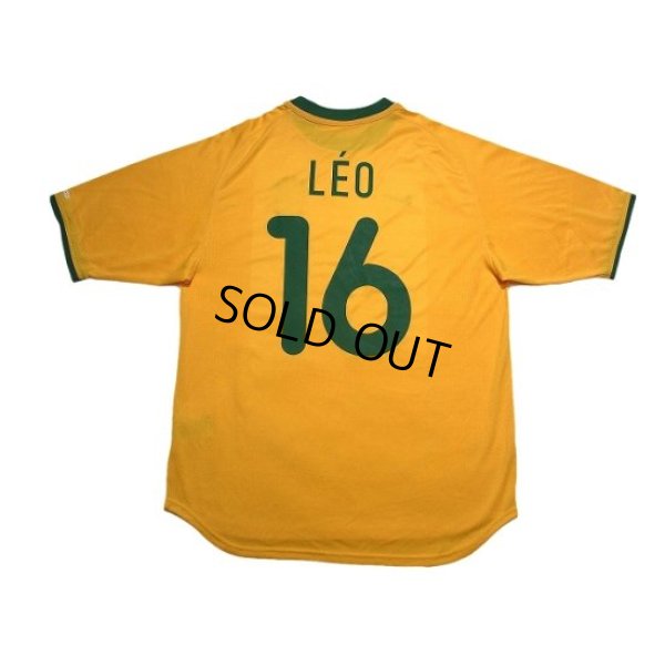 Photo2: Brazil 2000 Home Shirt #16 Leo