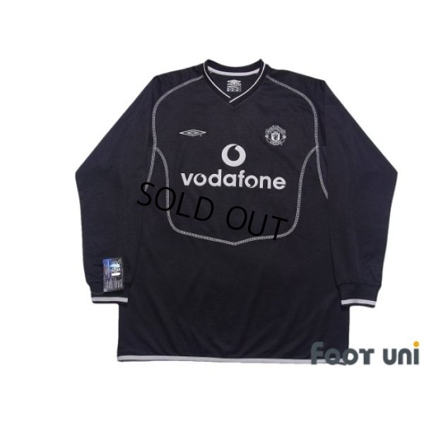 Photo1: Manchester United 2000-2002 GK Long Sleeve Shirt #1 Fabien Barthez w/tags