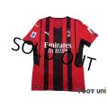 AC Milan 2021-2022 Home Authentic Shirt #9 Olivier Giroud Serie A Tim Patch/Badge w/tags