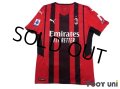AC Milan 2021-2022 Home Authentic Shirt #9 Olivier Giroud Serie A Tim Patch/Badge w/tags