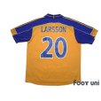 Photo2: Sweden Euro 2000 Home Shirt #20 Henrik Larsson (2)