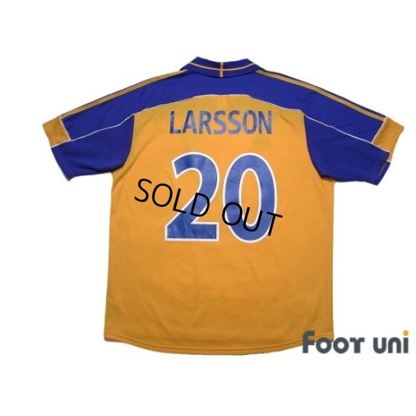 Photo2: Sweden Euro 2000 Home Shirt #20 Henrik Larsson