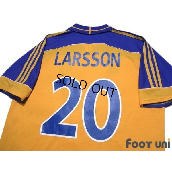 Photo3: Sweden Euro 2000 Home Shirt #20 Henrik Larsson
