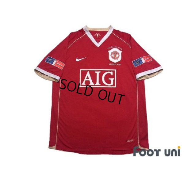 Photo1: Manchester United 2006-2007 Home Shirt #8 Wayne Rooney The FA CUP e-on Patch/Badge w/tags