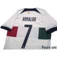 Photo4: Portugal 2022 Away Shirt #7 Cristiano Ronaldo w/tags