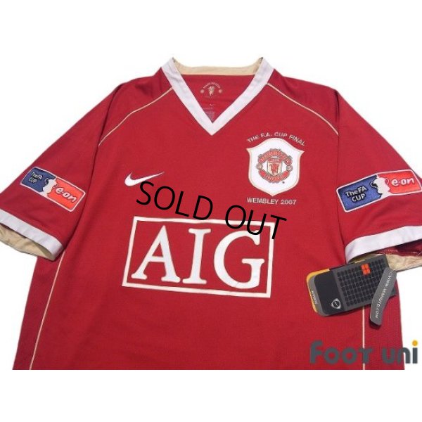 Photo3: Manchester United 2006-2007 Home Shirt #8 Wayne Rooney The FA CUP e-on Patch/Badge w/tags